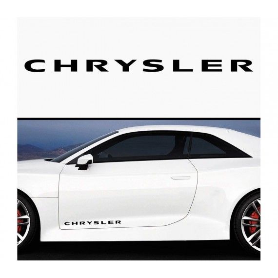 Sticker prag Chrysler (set 2 buc)