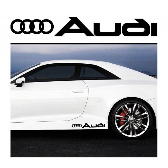 Sticker prag Audi (set 2 buc)