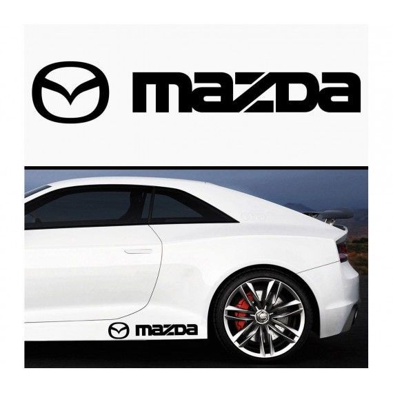 Sticker prag Mazda (set 2 buc)