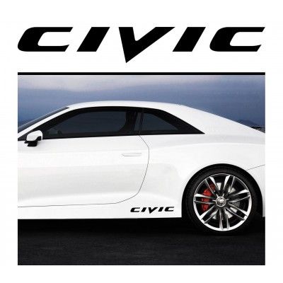 Sticker prag Civic (set 2 buc)