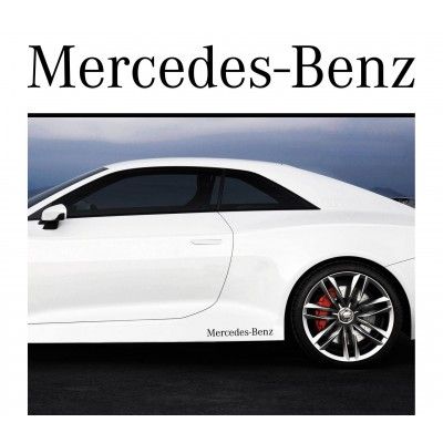 Sticker prag Mercedes-Benz (set 2 buc)