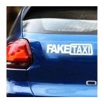 Sticker auto FakeTAXI Sign