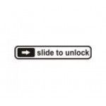 Stickere auto Slide to unlock
