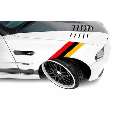 Sticker ornament auto model BMW ///M Power - German