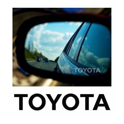 Stickere oglinda Etched Glass - Toyota