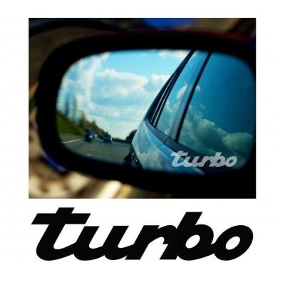 Stickere oglinda Etched Glass - Turbo