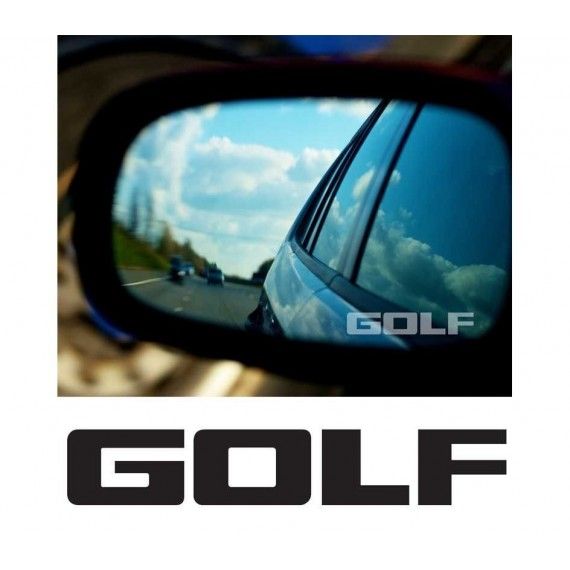 Stickere geam Etched Glass - Golf (v2)
