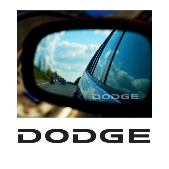 Stickere geam Etched Glass - Dodge (v2)