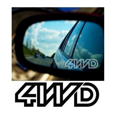 Stickere oglinda Etched Glass - 4WD