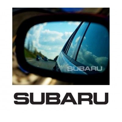 Stickere oglinda Etched Glass - Subaru