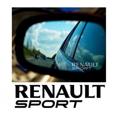Stickere oglinda Etched Glass - Renault Sport