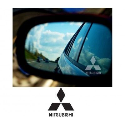 Stickere oglinda Etched Glass - Mitsubishi