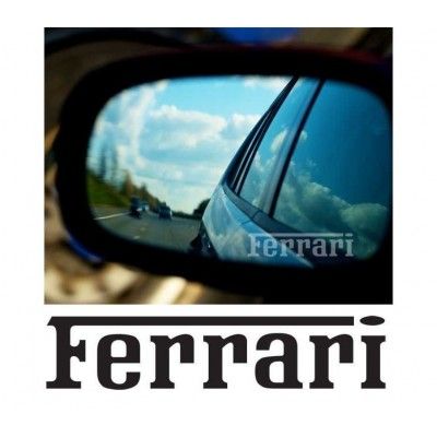 Stickere oglinda Etched Glass - Ferrari