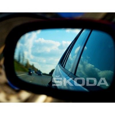 Stickere oglinda Etched Glass - Skoda